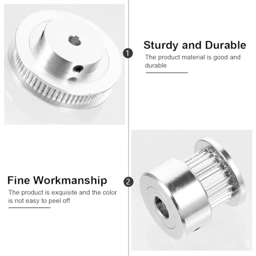 Serplex® GT2 Synchronous Wheel 20 60 Teeth 5mm Bore Aluminum Timing Pulley with Length 200mm Width 6mm Belt for 3D Print Projects Printer 3PCS Serplex® GT2 Synchronous Wheel 20 60 Teeth 5mm Bore Aluminum Timing Pulley with Length 200mm Width 6mm Belt for 3D Print Projects Printer 3PCS